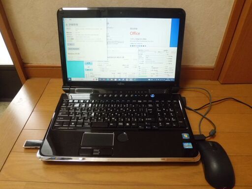 <取引終了＞訳アリ特価　i7&ﾌﾞﾙｰﾚｲ　ﾜｰﾄﾞｴｸｾﾙ2021付　富士通ﾉｰﾄ　win10