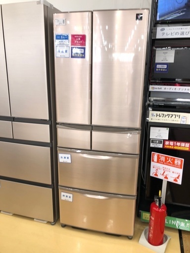 SHARP 6ドア冷蔵庫　2015年製　440l
