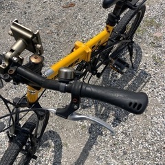 HUMMER 折りたたみ自転車 イエロー 20x2.25 6段変速