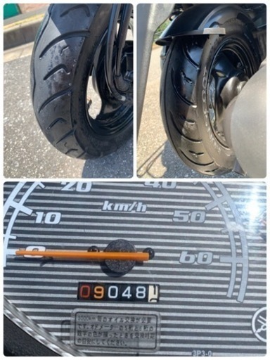 商談中　⭐JOG 2016年製造 ⭐️走行距離、9048km左右ミラー新品、バッテリー充電済み、オイル交換済み、ヤマハ、原付.ジョグ