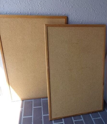 コルクボード　2枚セット　90cm×60cm