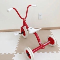 ボーネルンド　ペリカンデザイン 三輪車 赤の画像