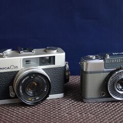 オリンパスペンEE+konica　C35