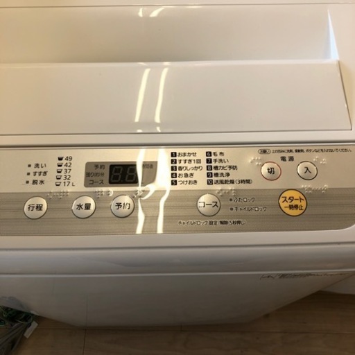 【12ヶ月安心保証付き】　Panasonic 全自動洗濯機　2019年製
