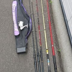 投げ竿各種＆竿ケ―ス