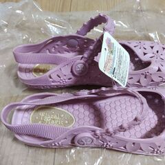 乙女フラワーサンダルの画像