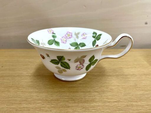  ワイルドストロベリー カップ&ソーサー 2客セット ピオニー ウェッジウッド WILD STRAWBERRY ② 札幌市手稲区