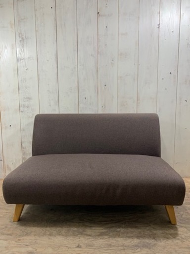 8/24 終 Francfranc フランフラン 2P ソファ 二人掛け ラブソファ 菊MZ