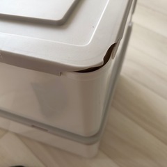 衣装ケース白✖️グレー2個セットの画像