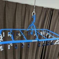 洗濯物干しハンガー　プラスチック製の画像