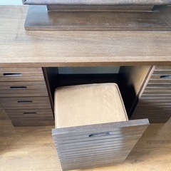 ドレッサー・チェアー・引き出し4段収納付き＊の画像