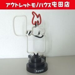 現状品 ZIPPO ネオン ネオンサイン 一部のみ点灯 店舗照明...