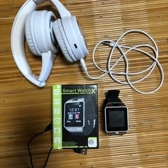 スマートウォッチＸとヘッドホン