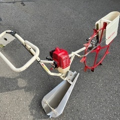 水田溝切機　歩行型