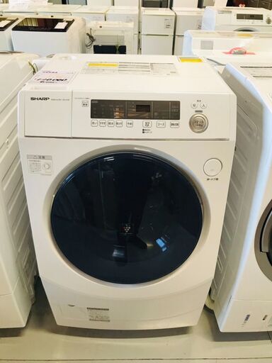 ドラム式洗濯乾燥機 10kg  SHARP ES-H10E-WL  2021年 左開き