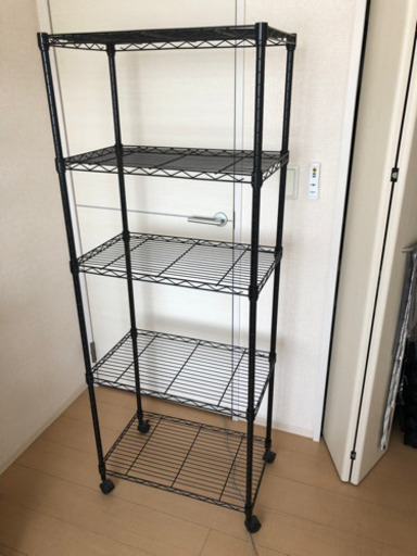 アルミラック　ブラック