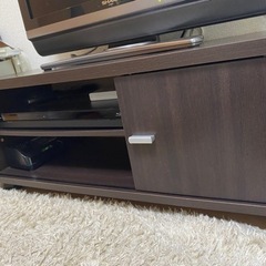 [今週木曜日まで]ニトリ ローボード テレビ台 ダークブラウン