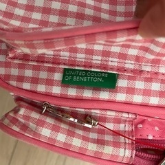 キッズ　BENETTON リュックの画像