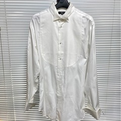 撮影　結婚式　タキシード ネクタイ新品付🕺PERLA Sサイズ フルセット ブラックの画像