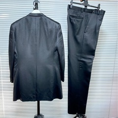 撮影　結婚式　タキシード ネクタイ新品付🕺PERLA Sサイズ フルセット ブラックの画像