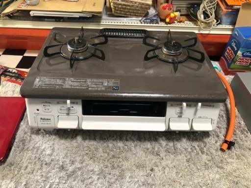 【リサイクルサービス八光　田上店　安心の3か月保証　配達・設置OK】パロマ IC-S807KHA-R ガステーブル プロパンガス 右強火