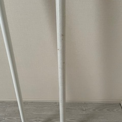 物干し竿に！大きな突っ張り棒　白2本セットの画像
