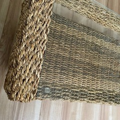 アジアン リゾート風 リビングテーブル アバカ製の画像