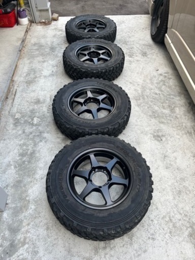 ジムニーに！タイヤホイール4本セット！195R16 ジオランダーMT