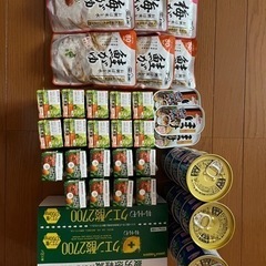 缶詰　飲み物　おかゆ