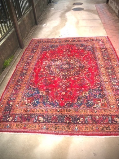 ペルシャ絨毯　279×211 イラン産　手織り