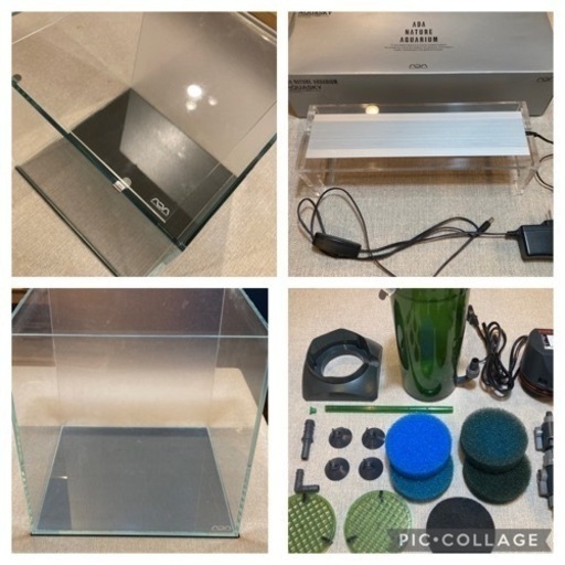 ＡＤＡ★アクアリウム水槽フィルター照明セット