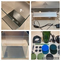 ＡＤＡ★アクアリウム水槽フィルター照明セット