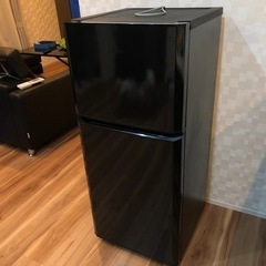 冷蔵庫 ハイアール 121L ブラック 【美品】 1～2人用の画像