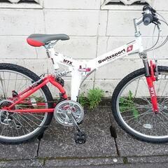 8月末まで。最終値下げ ！ 折り畳み自転車26インチ 大人サイズ