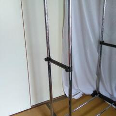 ハンガーラック(パイプハンガー)W キャスター付の画像