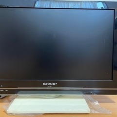 シャープ　19型　テレビ