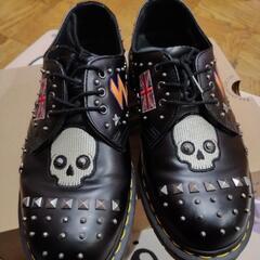値引き【希少】Dr.Martens ロカビリー 3ホール スタッズ