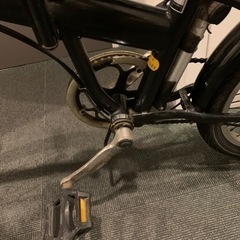 引取り先決まりました。BMXタイプ　折り畳み自転車　ブラック　極太タイヤの画像
