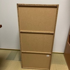カラーボックス　3段　ブラウンの画像
