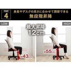 オフェスチェア  黒の画像