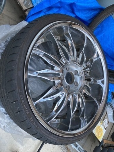 22インチタイヤホイール4本セット　ランクル・ハイラックスなどに☆