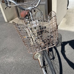 自転車　26インチ　白　ギア3段