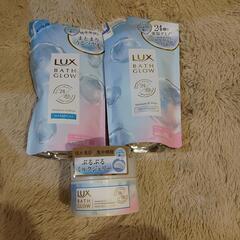 LUX BATH GROW シャンプートリートメント詰め替えとミ...