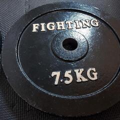 ファイティングロード 7.5kgプレート 2枚セット 28mmの画像