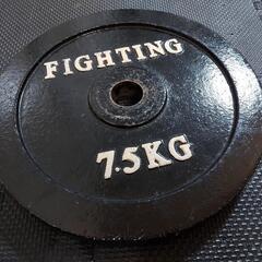 ファイティングロード 7.5kgプレート 2枚セット 28mmの画像