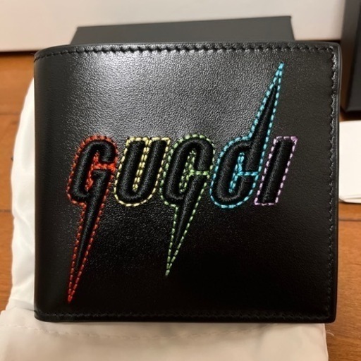【値下げ】【新品　未使用】GUCCI グッチ ブレード ウォレット 折り財布　メンズ　