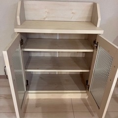 食器棚 ホワイトの画像