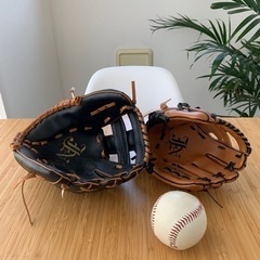 野球グローブとボールのセット
