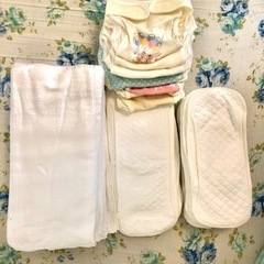 布おむつ　35枚＋10カバーのセット