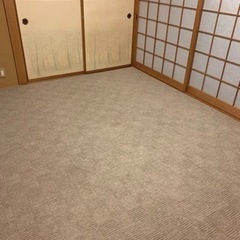 防炎平織カーペット  江戸間６帖の画像